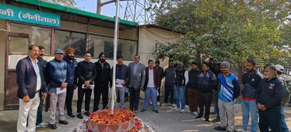 हल्द्वानी ट्रांसपोर्ट नगर में 77वां गणतंत्र दिवस समारोह संपन्न !