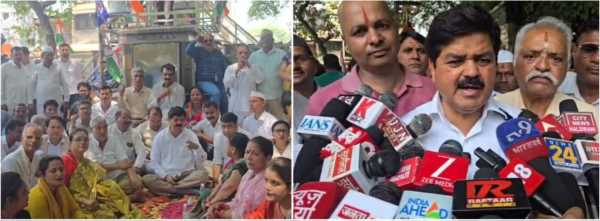 हल्द्वानी में 33% आरक्षण की मांग, सड़क पर उतरी कांग्रेस