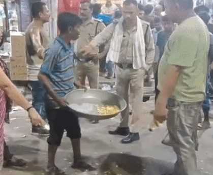 लालकुआं में शराब के नशे में चौराहे पर हंगामा, राहगीरों से गाली-गलौज