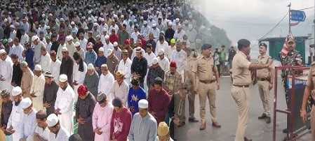  हल्द्वानी में अमन के साथ मनाई गई बकरीद ,  प्रशासन रहा अलर्ट