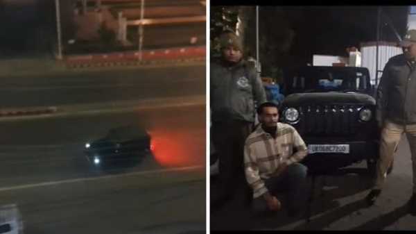  हल्द्वानी..स्टंटबाज पर पुलिस का कड़ा एक्शन, DL निलंबित..थार सीज !