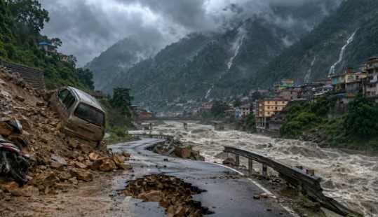  पहाड़ों पर आफत बनकर बरसी बारिश, जगह-जगह गिरे बोल्डर और मलबा