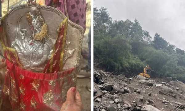  मलबे में 25 फीट नीचे दबी मिली 400 साल पुरानी कुलदेवी मां राजराजेश्वरी की मूर्ति, लोग मान रहे चमत्कार