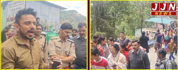 नैनीताल में खतरे की दस्तक: सिपाहीधारा में दरकी पहाड़ी, सड़कों पर उतरे लोग