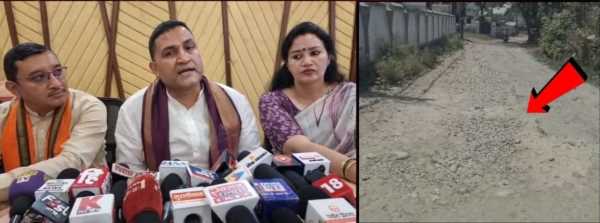 गड्ढों से बेहाल शहर मंत्री का अधिकारियों को कड़ा आदेश !!