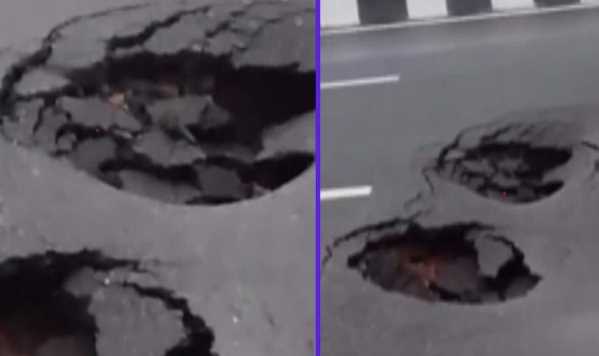 दिल्ली देहरादून एक्सप्रेसवे धंसने पर NHAI का बड़ा एक्शन, 2 अधिकारी सस्पेंड