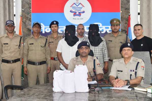 हल्द्वानी में बड़ी ड्रग्स रिकवरी, 600 ग्राम से अधिक स्मैक बरामद