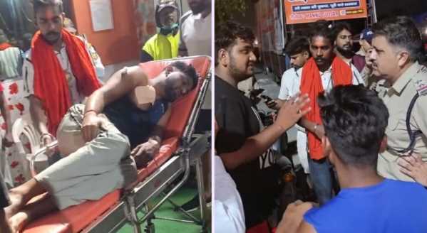 गंगाजल यात्रा पर निकले गौसेवक पर हमला, कंधे में लगी गोली