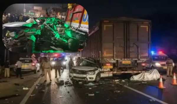 उत्तराखंड में गाय बचाने गई कार, ट्रक से टकराई… चार दोस्तों की मौत !