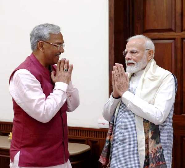 Uttarakhand: पीएम मोदी से मिले पूर्व सीएम व सांसद त्रिवेंद्र सिंह रावत