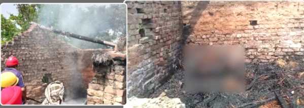 बेटे देखते रह गए… झोपड़ी में जिंदा जल गए 74 वर्षीय पिता