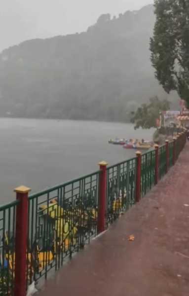कोहरे की चादर में लिपटा नैनीताल! बारिश ने रोकी रौनक, पर्यटक भी हुए गायब!!