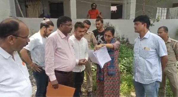 हीरानगर विवाद पर प्रशासन सख्त,  एसडीएम ने संयुक्त टीम के साथ किया निरीक्षण!!