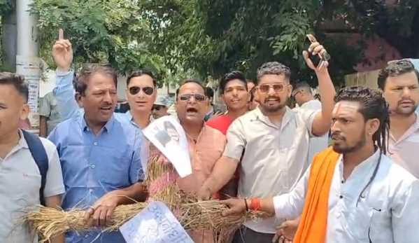 हल्द्वानी..सनातन धर्म पर उदयनिधि स्टालिन की टिप्पणी से नाराज करणी सेना..