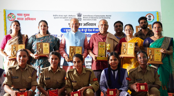 कालाढूंगी में भव्य कार्यक्रम: नशा मुक्त भारत का संकल्प, विकसित भारत का सपना