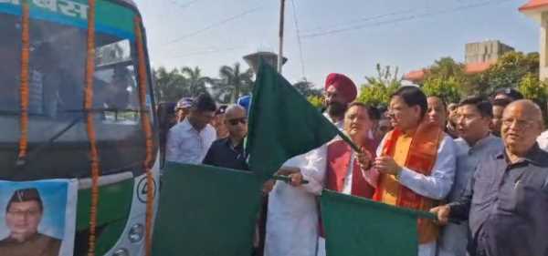  हल्द्वानी.. दिवाली से पहले मुख्यमंत्री धामी ने दी शहर को सिटी बस की सौगात !!