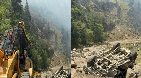 Gangotri Highway Accident: डबरानी के पास चट्टान टूटने से दबे कुछ लोग, अब तक एक की मौत, पांच घायल