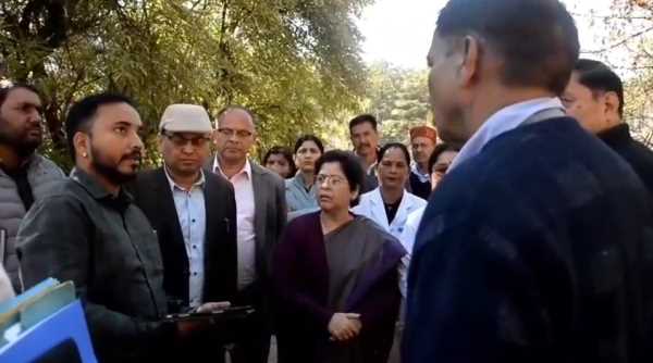 नैनीताल..स्वास्थ्य महानिदेशक ने जिला अस्पताल का किया औचक निरीक्षण !!